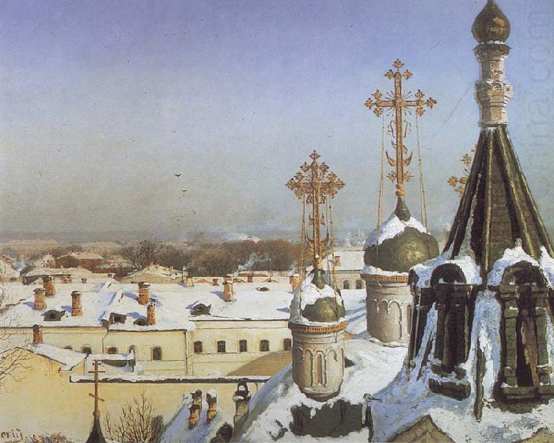 Sergei Svetoslavsky View from the Window of the Moscwo College of Painting china oil painting image